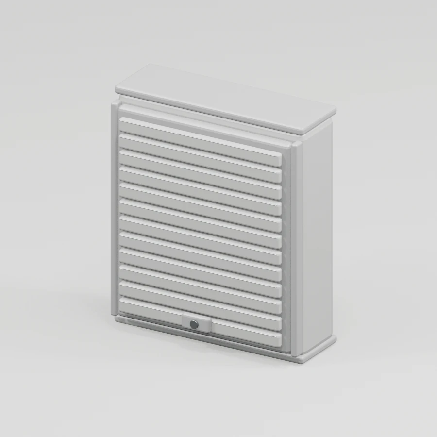 Primanova 092 Lockable Louvered Bathroom and Medicine Cabinet