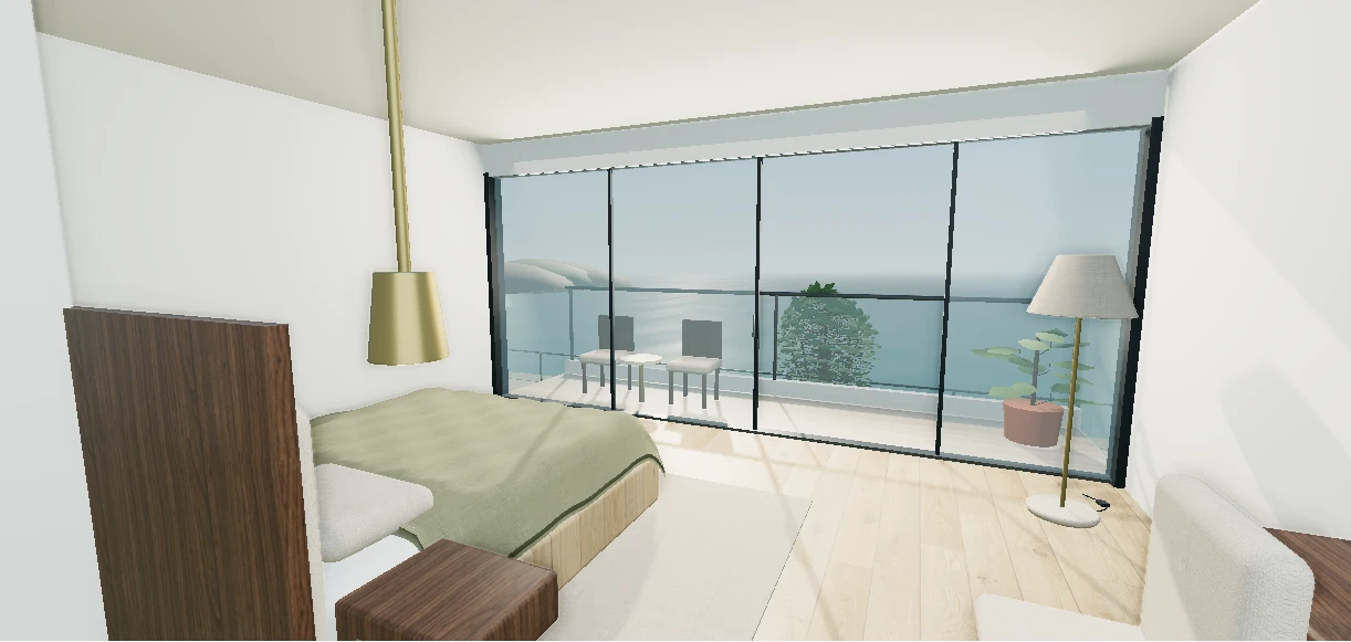 A room by the sea